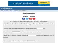 Vocabulary Follow-Up Interactive Vocabulary Follow-Up Interactive