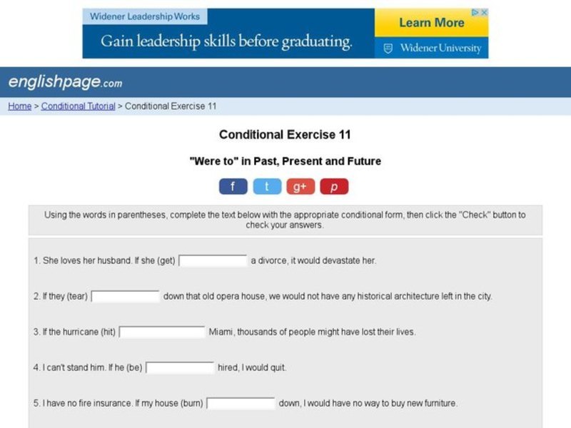 Conditional Exercise 11 Interactive Conditional Exercise 11 Interactive