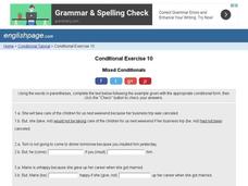 Conditional Exercise 10 Interactive Conditional Exercise 10 Interactive
