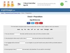 Check + Prepositions Interactive Check + Prepositions Interactive