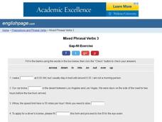 Mixed Phrasal Verbs 3 Interactive Mixed Phrasal Verbs 3 Interactive