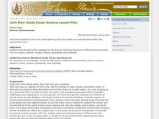 DIVERSE ENVIRONMENTS Lesson Plan DIVERSE ENVIRONMENTS Lesson Plan