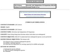 Diversity and Adaptations of Organisms Lesson Plan Diversity and Adaptations of Organisms Lesson Plan