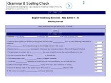 English Vocabulary Skills: AWL Sublist 1 - Exercise 3b Interactive English Vocabulary Skills: AWL Sublist 1 - Exercise 3b Interactive