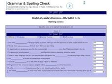 English Vocabulary Skills 1 Interactive English Vocabulary Skills 1 Interactive