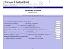 English Vocabulary Skills: AWL Sublist 6 - Exercise 4a Interactive English Vocabulary Skills: AWL Sublist 6 - Exercise 4a Interactive