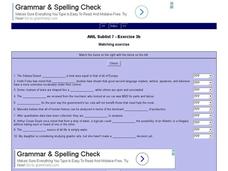 English Vocabulary Skills: AWL Sublist 7 - Exercise 3b Interactive English Vocabulary Skills: AWL Sublist 7 - Exercise 3b Interactive