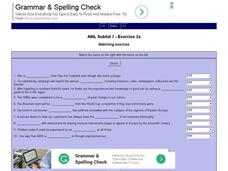 English Vocabulary Skills: AWL Sublist 7 - Exercise 2a Interactive English Vocabulary Skills: AWL Sublist 7 - Exercise 2a Interactive