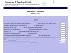 English Vocabulary Skills: AWL Sublist 7 - Exercise 4c Interactive English Vocabulary Skills: AWL Sublist 7 - Exercise 4c Interactive