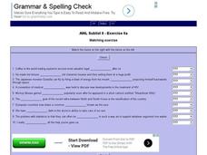 English Vocabulary Skills: AWL Sublist 8 - Exercise 6a Interactive English Vocabulary Skills: AWL Sublist 8 - Exercise 6a Interactive