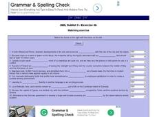 English Vocabulary Skills: AWL Sublist 9 - Exercise 4b Interactive English Vocabulary Skills: AWL Sublist 9 - Exercise 4b Interactive