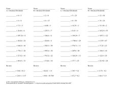 Dividing With Decimals Worksheet Dividing With Decimals Worksheet