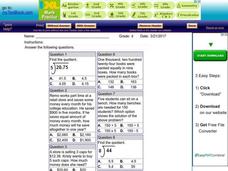 Division word problems Worksheet Division word problems Worksheet