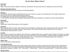 Do You Hear What I Hear? Lesson Plan Do You Hear What I Hear? Lesson Plan
