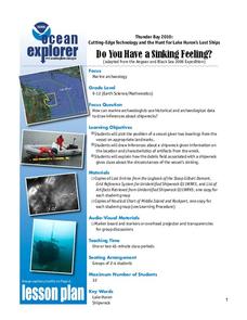 Do You Have a Sinking Feeling? Lesson Plan Do You Have a Sinking Feeling? Lesson Plan