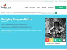 Dodging Responsibility Lesson Plan Dodging Responsibility Lesson Plan