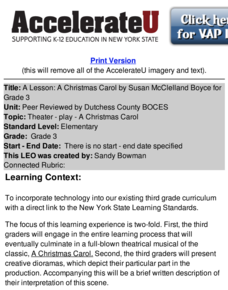 A Christmas Carol Lesson Plan A Christmas Carol Lesson Plan