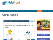 Matching Word to Picture Beginning With M Interactive Matching Word to Picture Beginning With M Interactive