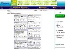 My Test Book:  Addition and Subtraction Interactive My Test Book:  Addition and Subtraction Interactive