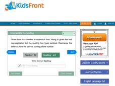 Unscramble the Spelling 3 Interactive Unscramble the Spelling 3 Interactive