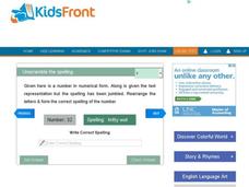 Unscramble the Spelling 5 Interactive Unscramble the Spelling 5 Interactive