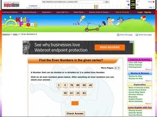 Find the Even Numbers Interactive Find the Even Numbers Interactive