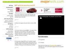 SAT Grid Practice Test 07 Interactive SAT Grid Practice Test 07 Interactive