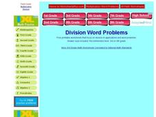 Simple Division Word Problems Interactive Simple Division Word Problems Interactive