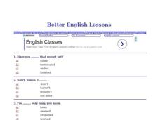 Better English Lessons: Present Perfect Interactive Better English Lessons: Present Perfect Interactive