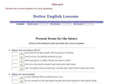 ESL: Present Forms for the Future Interactive ESL: Present Forms for the Future Interactive