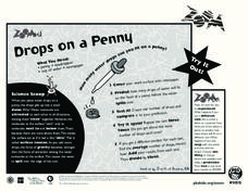 Drops on a Penny Worksheet Drops on a Penny Worksheet