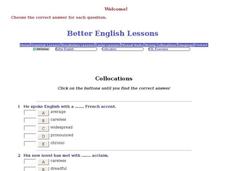 ESL: Collocations Interactive ESL: Collocations Interactive