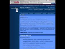 Dying to be a Martyr Lesson Plan Dying to be a Martyr Lesson Plan