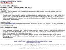 Early Explorers Lesson Plan Early Explorers Lesson Plan