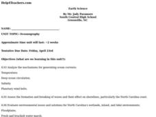 Earth Science Lesson Plan Earth Science Lesson Plan