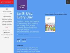 Earth Day, Every Day Lesson Plan Earth Day, Every Day Lesson Plan