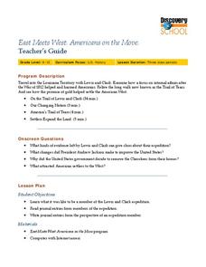 East Meets West: Americans on the Move Lesson Plan East Meets West: Americans on the Move Lesson Plan