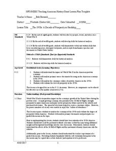 American Economics after WWII Lesson Plan American Economics after WWII Lesson Plan