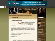 A Day in the Life of an Egyptian Lesson Plan A Day in the Life of an Egyptian Lesson Plan