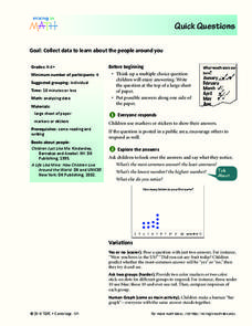Quick Questions Lesson Plan Quick Questions Lesson Plan