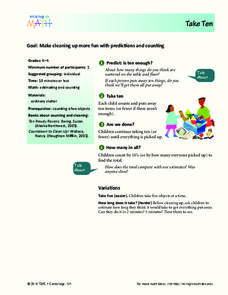 Take Ten: Make Cleaning Up More Fun with Predictions and Counting Lesson Plan Take Ten: Make Cleaning Up More Fun with Predictions and Counting Lesson Plan