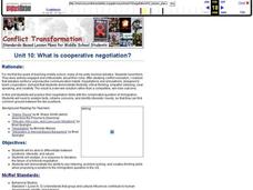 What is cooperative negotiation? Lesson Plan What is cooperative negotiation? Lesson Plan