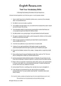 A Boring/Fascinating Worksheet About Adjectives Worksheet A Boring/Fascinating Worksheet About Adjectives Worksheet