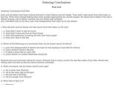 Drawing Conclusions: Post Test Interactive Drawing Conclusions: Post Test Interactive