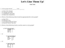Let's Line Them Up! Post Test Interactive Let's Line Them Up! Post Test Interactive