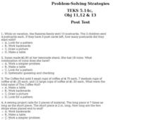 Problem Solving Strategies Post Test Interactive Problem Solving Strategies Post Test Interactive