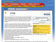 Ecology Lesson Plan Ecology Lesson Plan