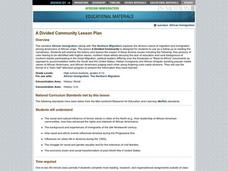 A Divided Community Lesson Plan A Divided Community Lesson Plan