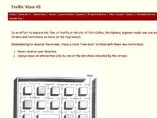 Traffic Maze #2 Worksheet Traffic Maze #2 Worksheet