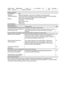 Editing Lesson Plan Editing Lesson Plan